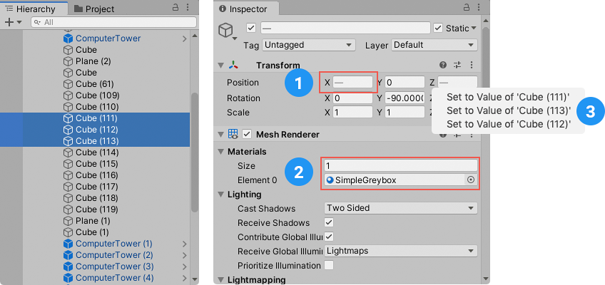 Unity Inspector 多物体编辑