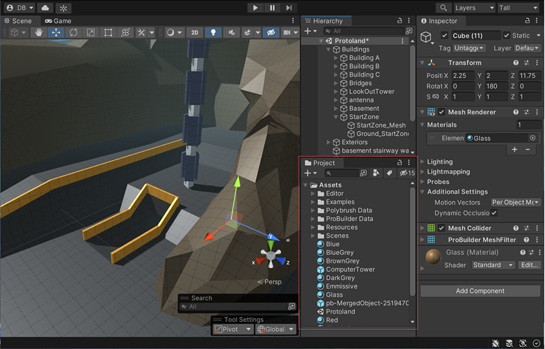 Unity Project 窗口